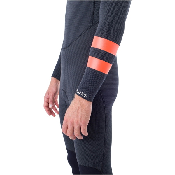 Hurley Mens Plus 5/3mm Chest Zip Wetsuit MFS0012504 - Black / Graphite